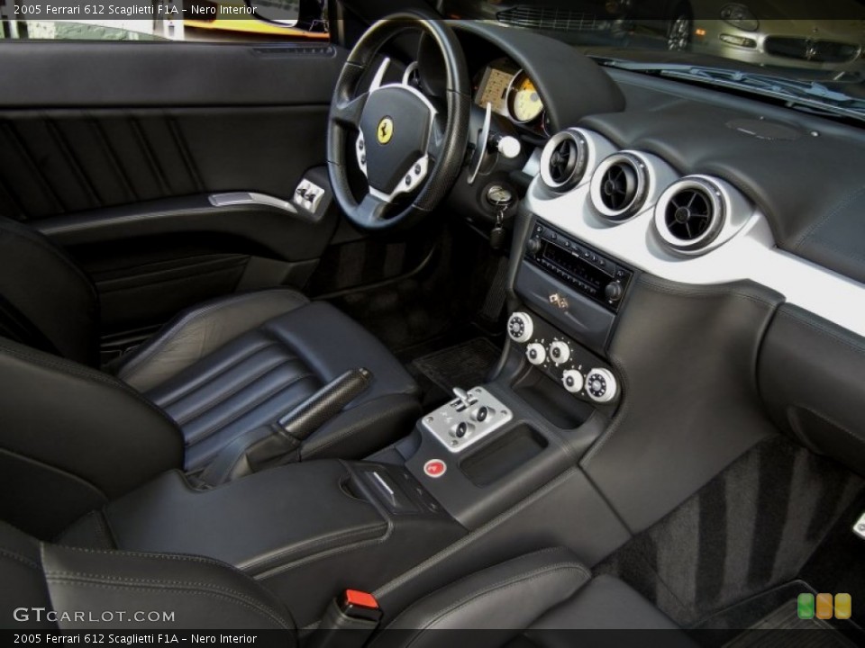 Nero Interior Dashboard for the 2005 Ferrari 612 Scaglietti F1A #74853880