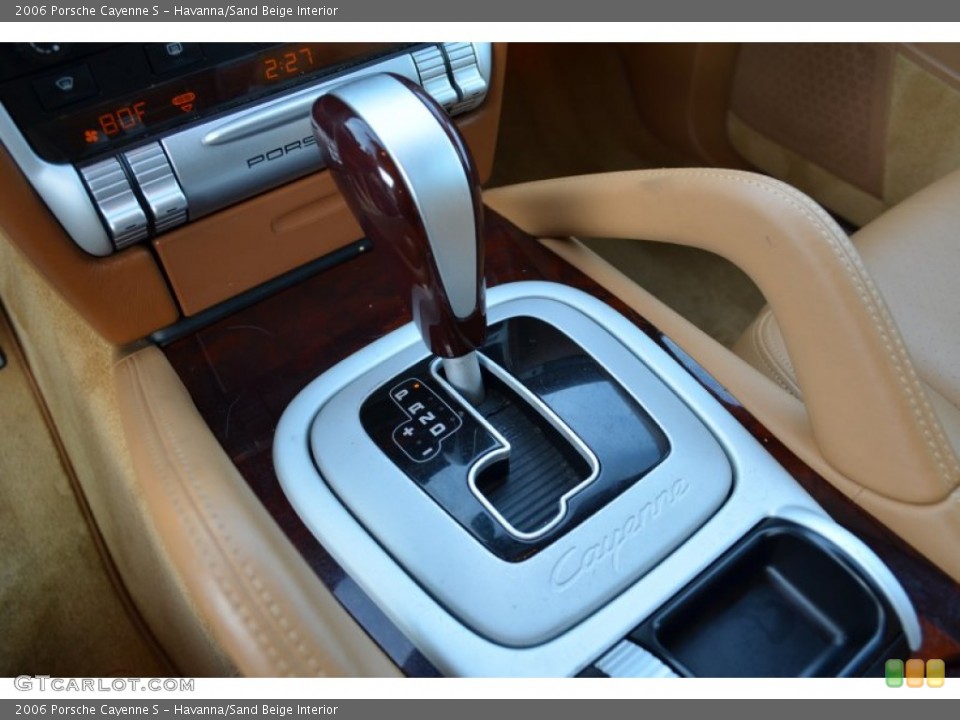 Havanna/Sand Beige Interior Transmission for the 2006 Porsche Cayenne S #74853955