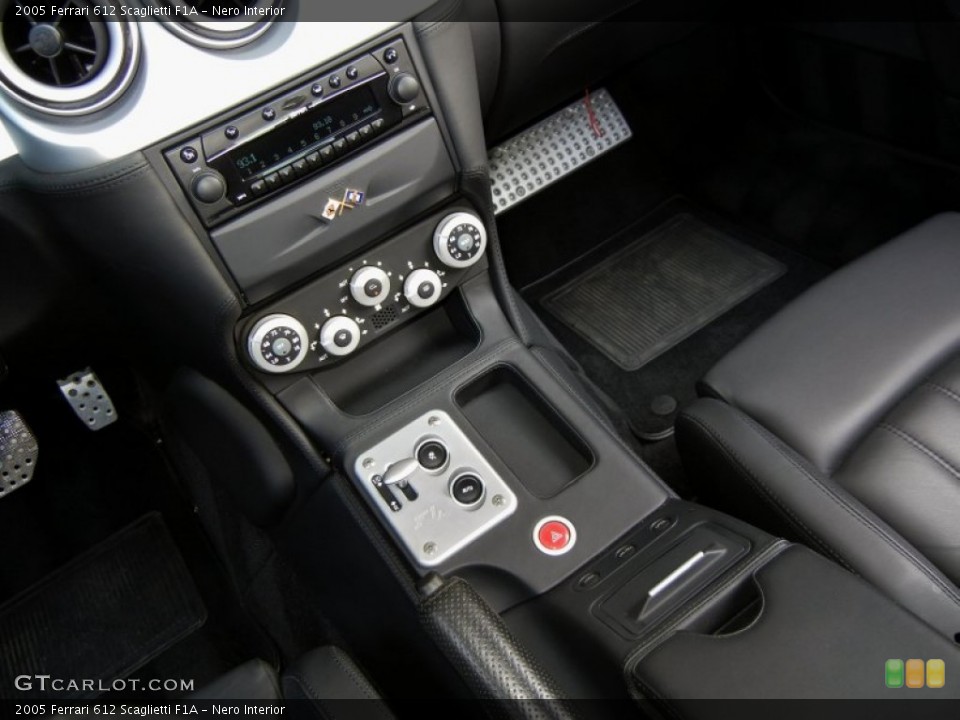 Nero Interior Controls for the 2005 Ferrari 612 Scaglietti F1A #74853989