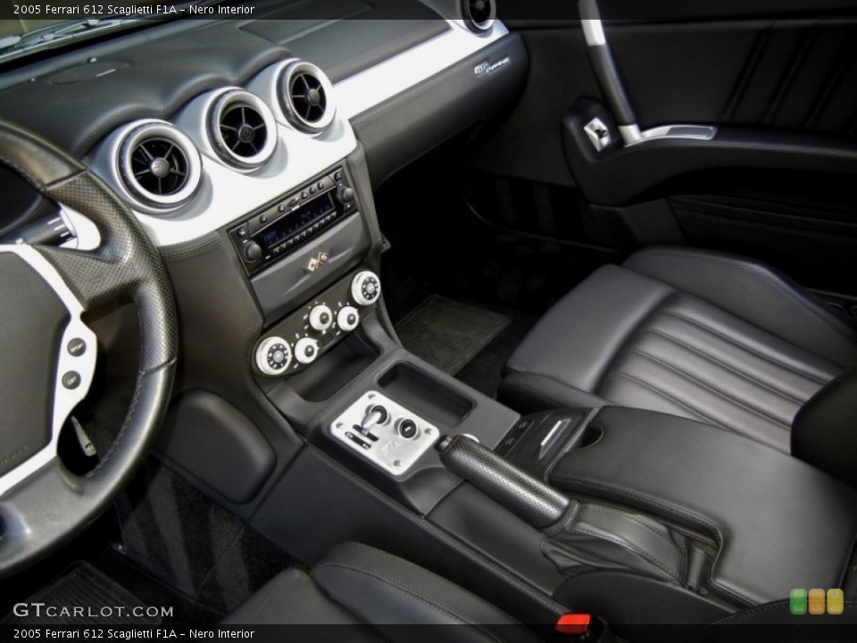Nero Interior Controls for the 2005 Ferrari 612 Scaglietti F1A #74854028