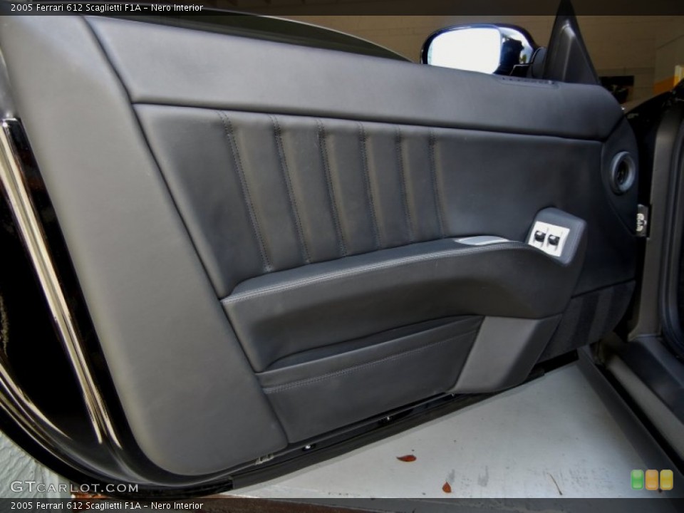 Nero Interior Door Panel for the 2005 Ferrari 612 Scaglietti F1A #74854060