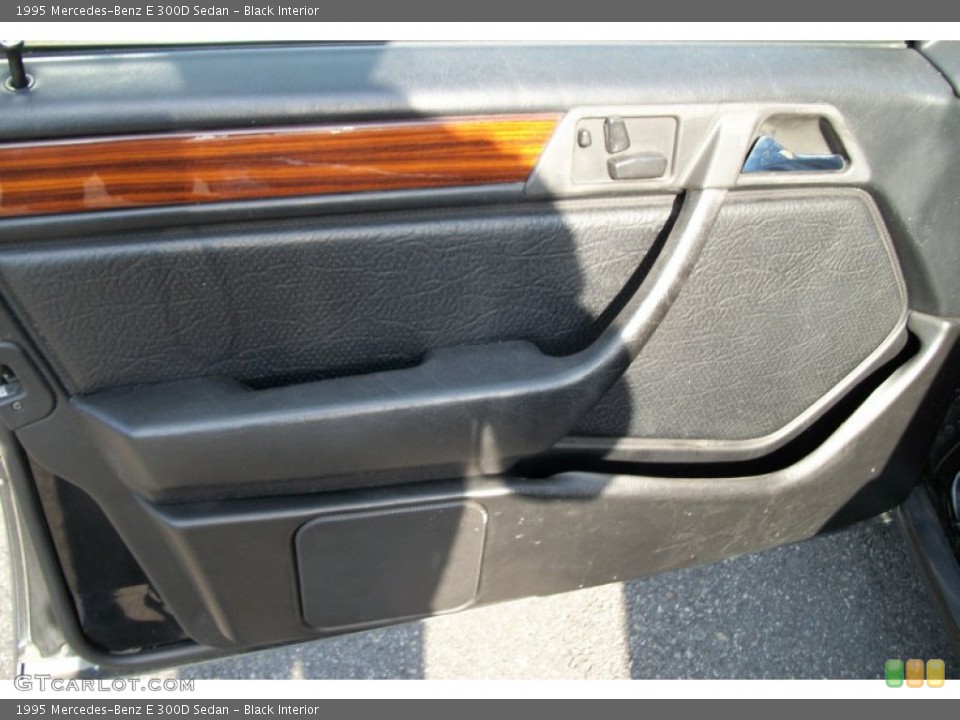 Black Interior Door Panel for the 1995 Mercedes-Benz E 300D Sedan #74854061