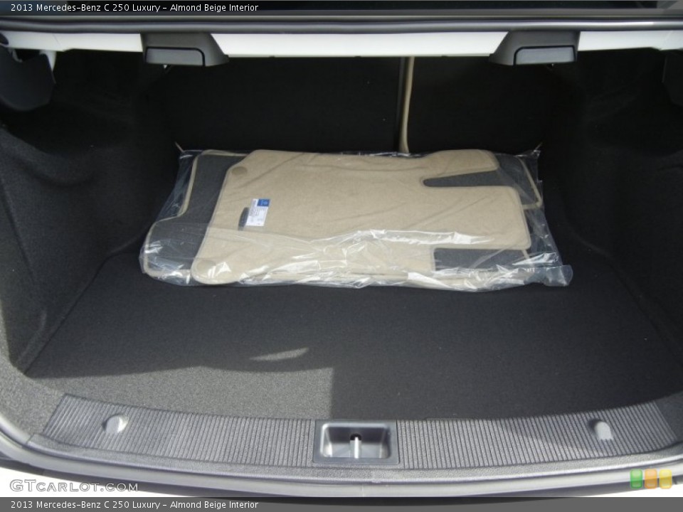 Almond Beige Interior Trunk for the 2013 Mercedes-Benz C 250 Luxury #74855516