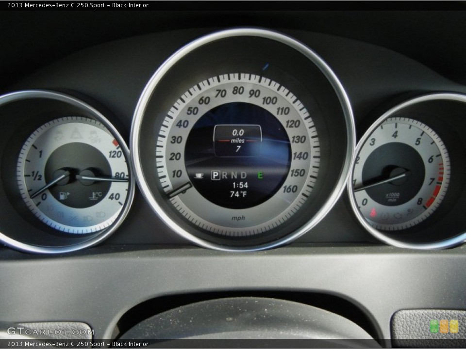 Black Interior Gauges for the 2013 Mercedes-Benz C 250 Sport #74856376