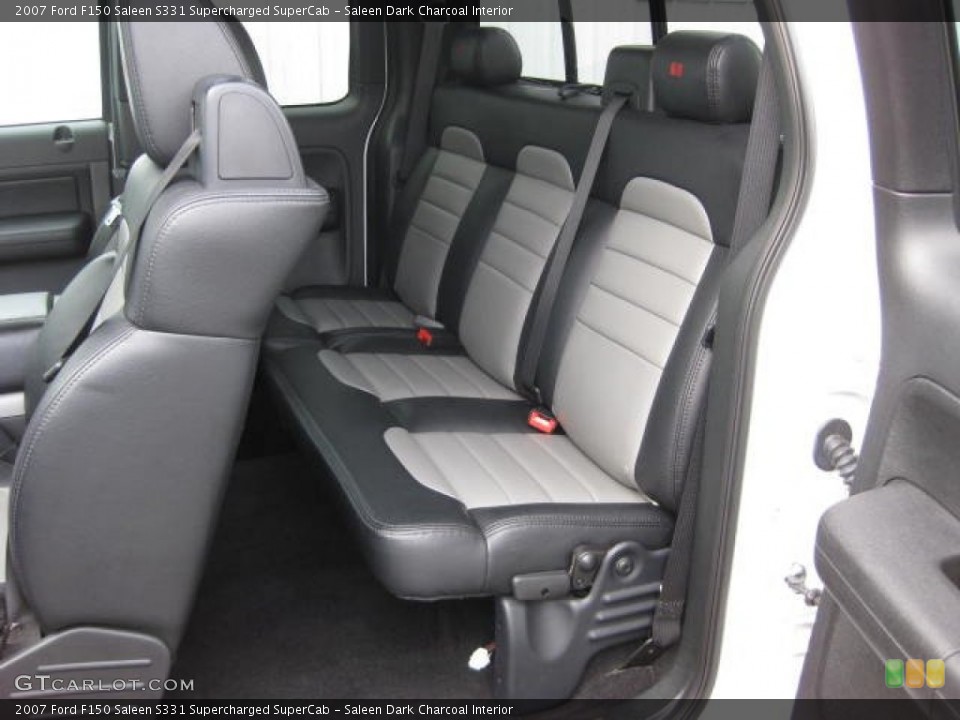 Saleen Dark Charcoal Interior Rear Seat for the 2007 Ford F150 Saleen S331 Supercharged SuperCab #74859012