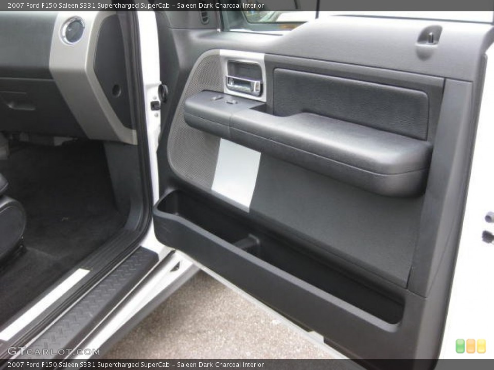 Saleen Dark Charcoal Interior Door Panel for the 2007 Ford F150 Saleen S331 Supercharged SuperCab #74859071