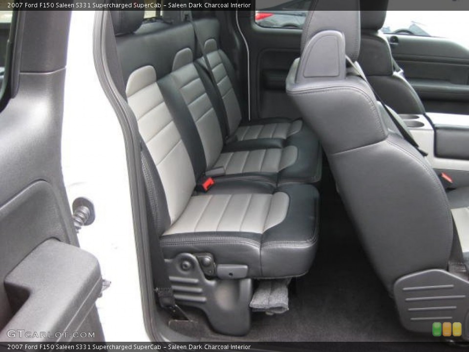 Saleen Dark Charcoal Interior Rear Seat for the 2007 Ford F150 Saleen S331 Supercharged SuperCab #74859086