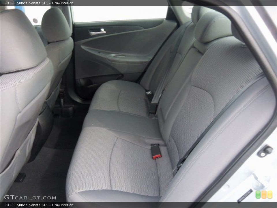 Gray Interior Rear Seat for the 2012 Hyundai Sonata GLS #74859584