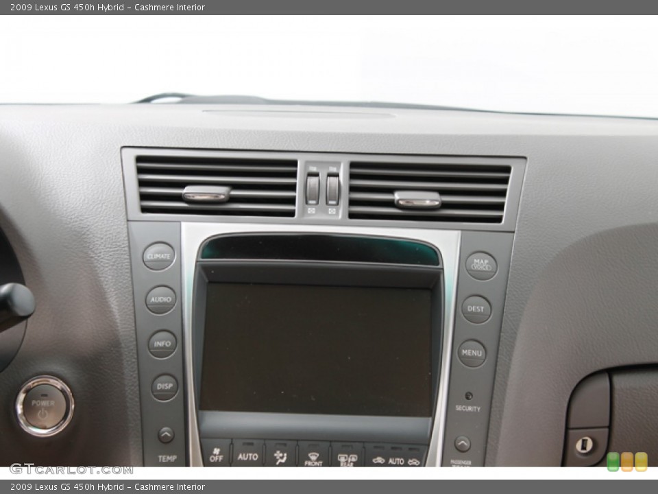 Cashmere Interior Controls for the 2009 Lexus GS 450h Hybrid #74864549