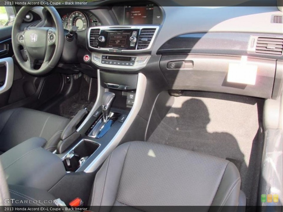 Black Interior Dashboard for the 2013 Honda Accord EX-L Coupe #74864923