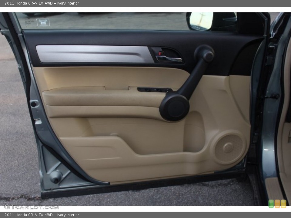 Ivory Interior Door Panel for the 2011 Honda CR-V EX 4WD #74864958
