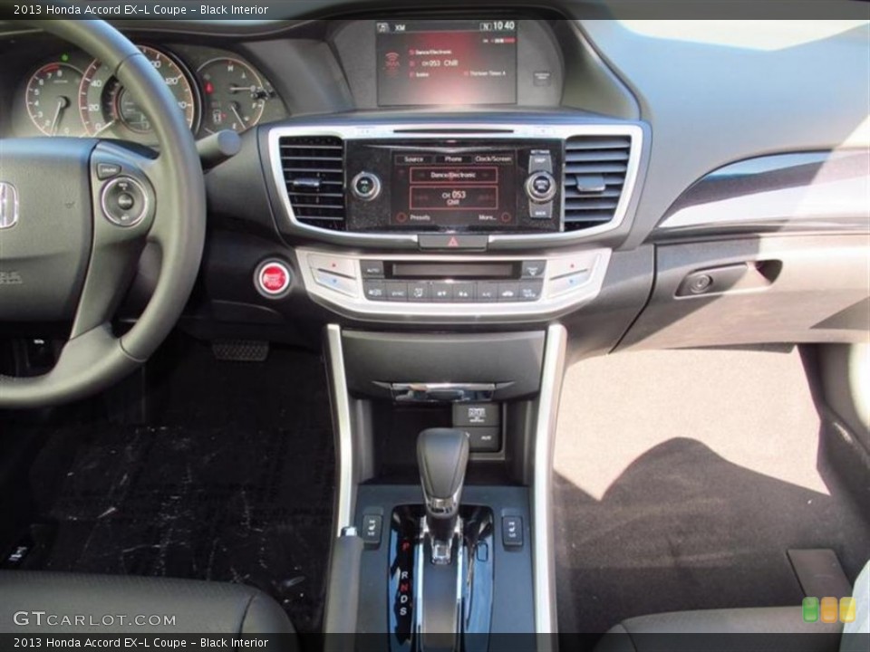 Black Interior Controls for the 2013 Honda Accord EX-L Coupe #74864959