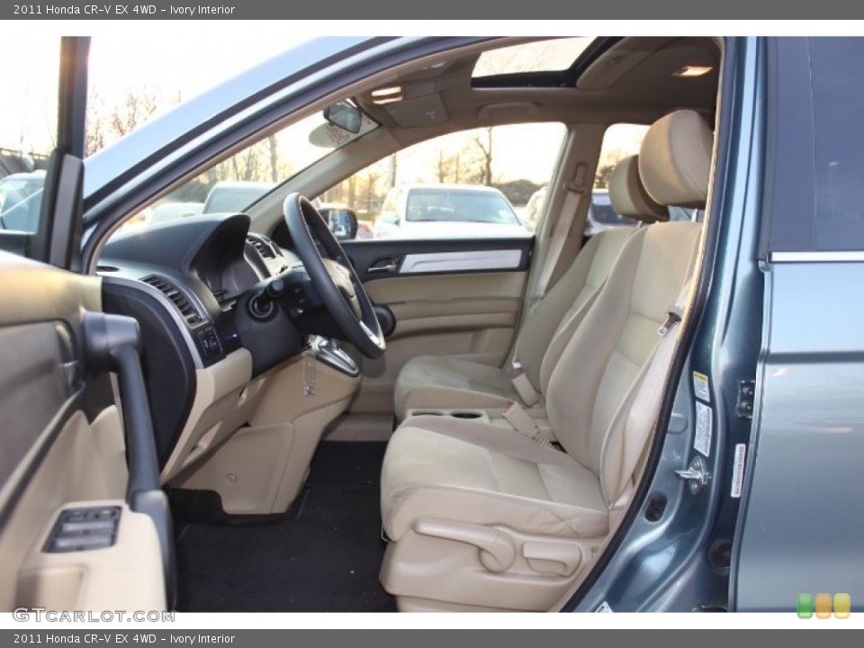 Ivory Interior Door Panel for the 2011 Honda CR-V EX 4WD #74864982
