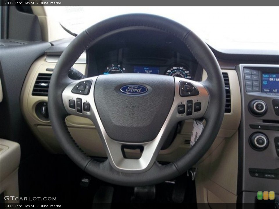 Dune Interior Steering Wheel for the 2013 Ford Flex SE #74865050