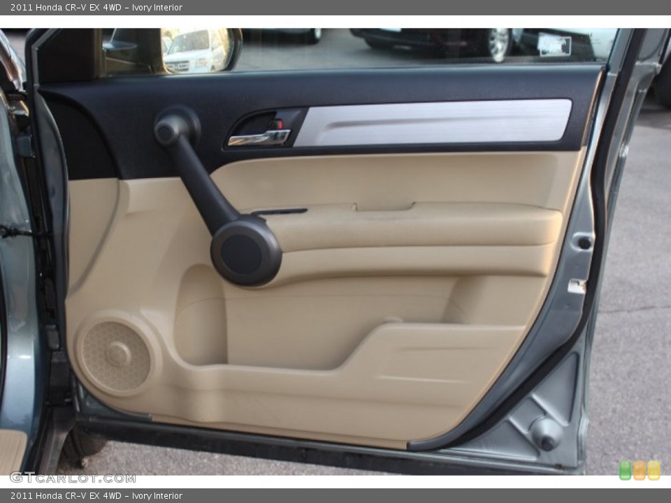 Ivory Interior Door Panel for the 2011 Honda CR-V EX 4WD #74865088