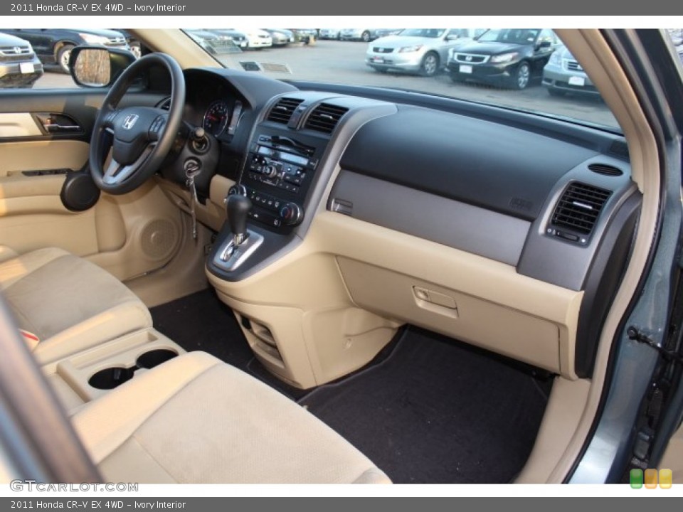 Ivory Interior Dashboard for the 2011 Honda CR-V EX 4WD #74865100