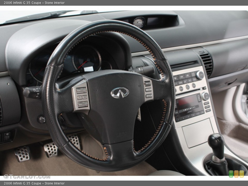 Stone Interior Steering Wheel for the 2006 Infiniti G 35 Coupe #74865806