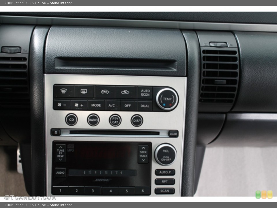 Stone Interior Controls for the 2006 Infiniti G 35 Coupe #74865834