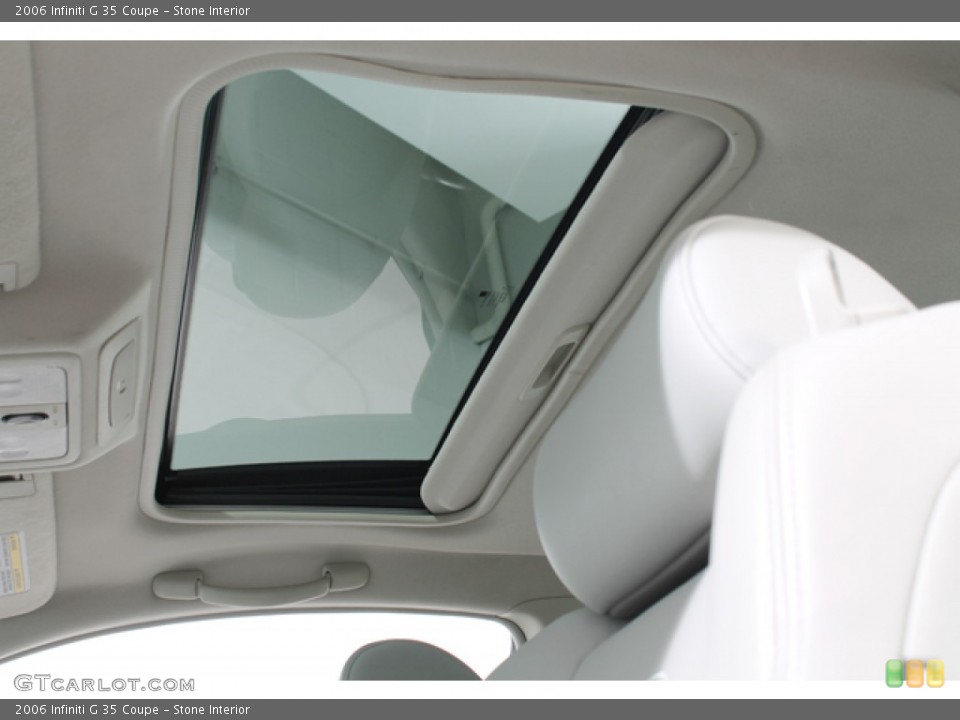 Stone Interior Sunroof for the 2006 Infiniti G 35 Coupe #74865935