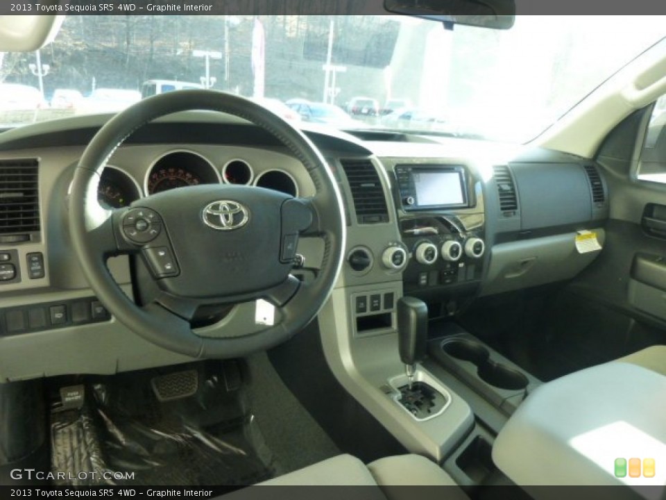 Graphite Interior Dashboard for the 2013 Toyota Sequoia SR5 4WD #74865968