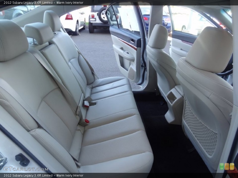 Warm Ivory Interior Rear Seat for the 2012 Subaru Legacy 3.6R Limited #74867744
