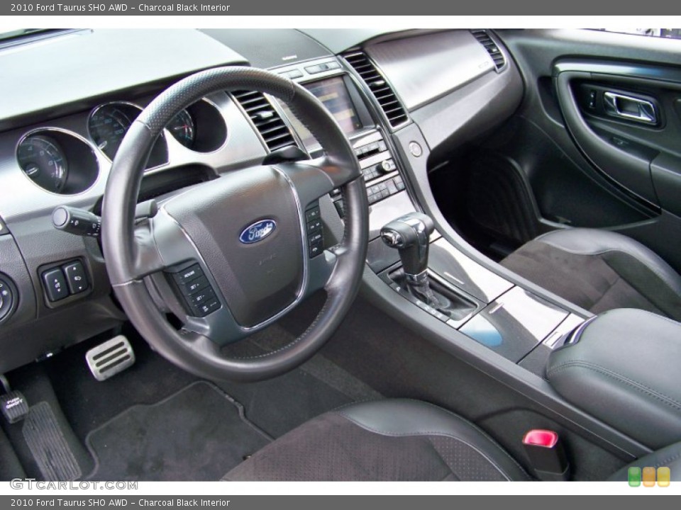 Charcoal Black Interior Prime Interior for the 2010 Ford Taurus SHO AWD #74870374