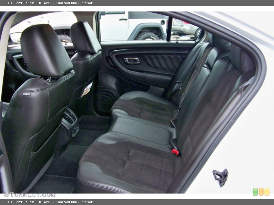 Charcoal Black Interior Rear Seat for the 2010 Ford Taurus SHO AWD #74870414