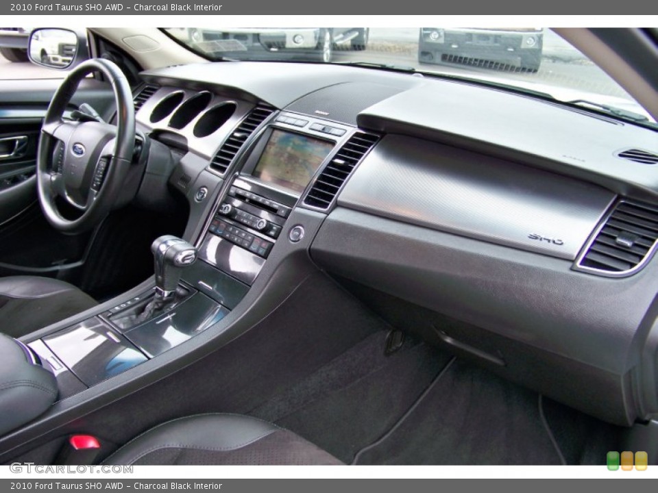 Charcoal Black Interior Dashboard for the 2010 Ford Taurus SHO AWD #74870486
