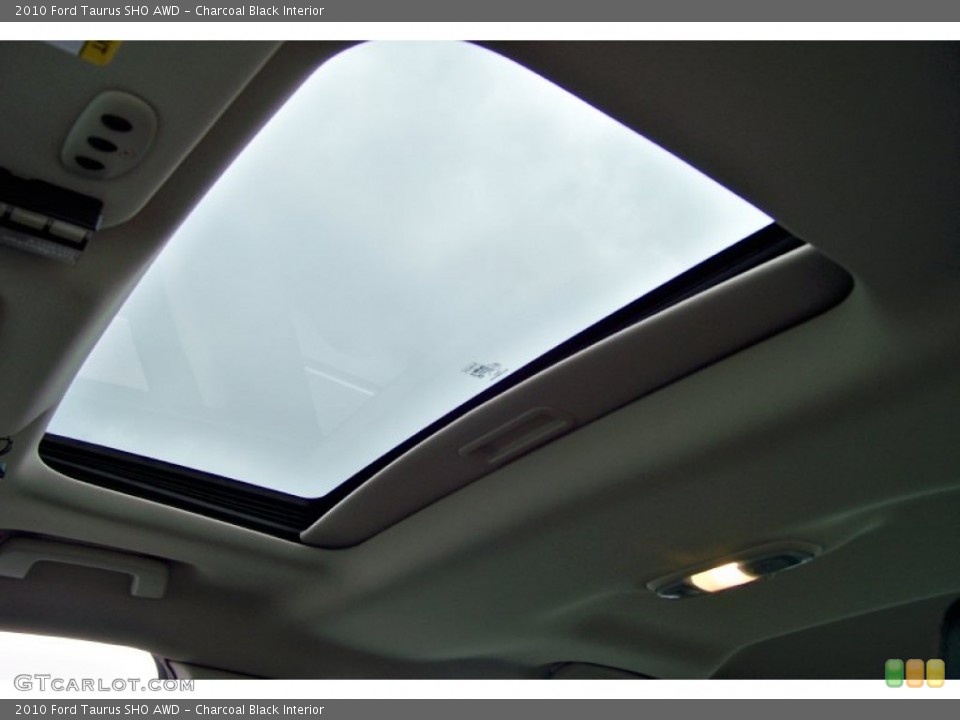 Charcoal Black Interior Sunroof for the 2010 Ford Taurus SHO AWD #74870534
