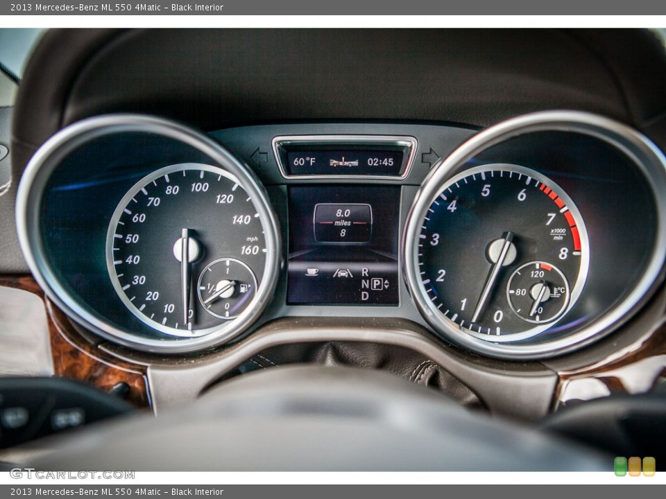 Black Interior Gauges for the 2013 Mercedes-Benz ML 550 4Matic #74870809