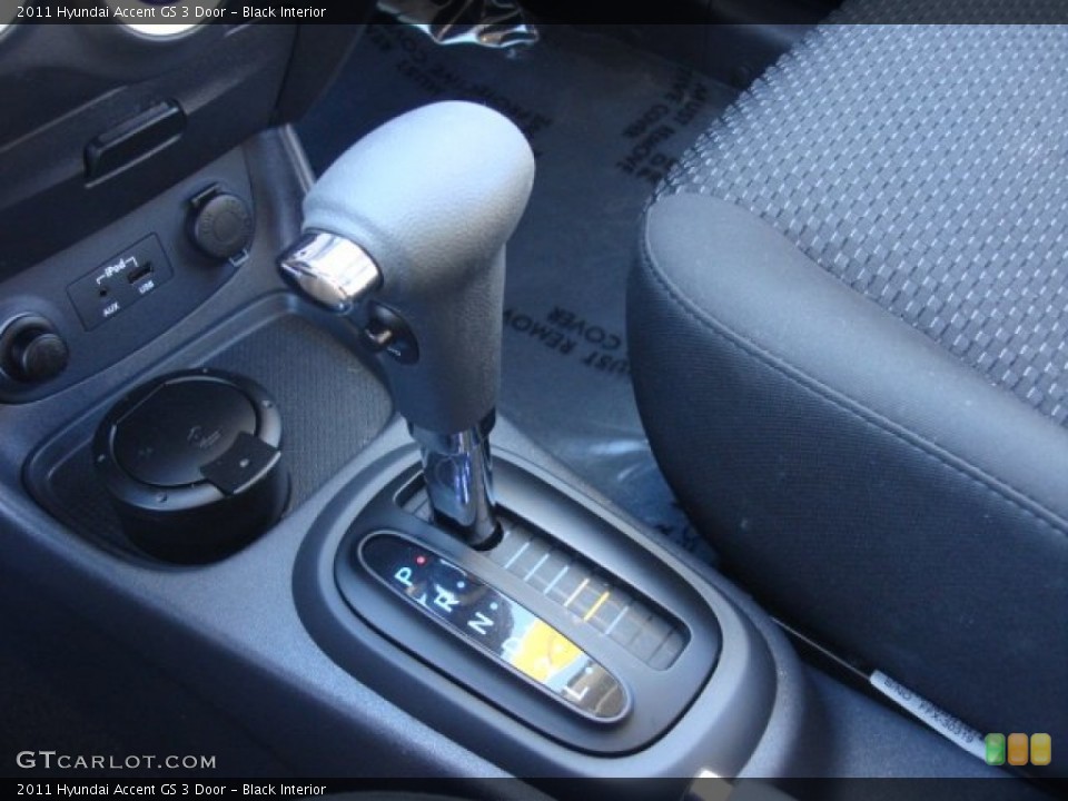 Black Interior Transmission for the 2011 Hyundai Accent GS 3 Door #74873664