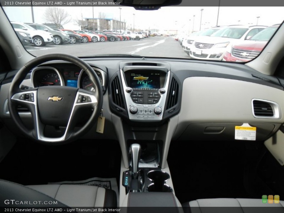 Light Titanium/Jet Black Interior Dashboard for the 2013 Chevrolet Equinox LTZ AWD #74877749