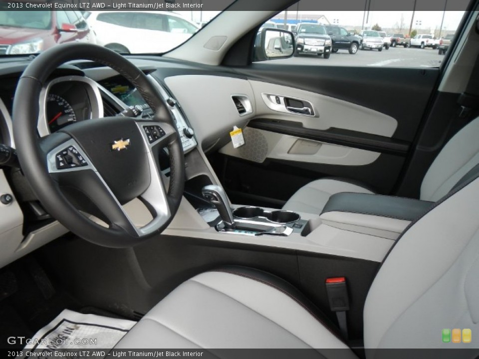 Light Titanium/Jet Black Interior Photo for the 2013 Chevrolet Equinox LTZ AWD #74877791