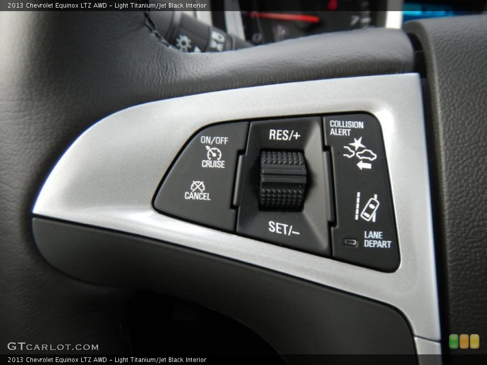 Light Titanium/Jet Black Interior Controls for the 2013 Chevrolet Equinox LTZ AWD #74877837