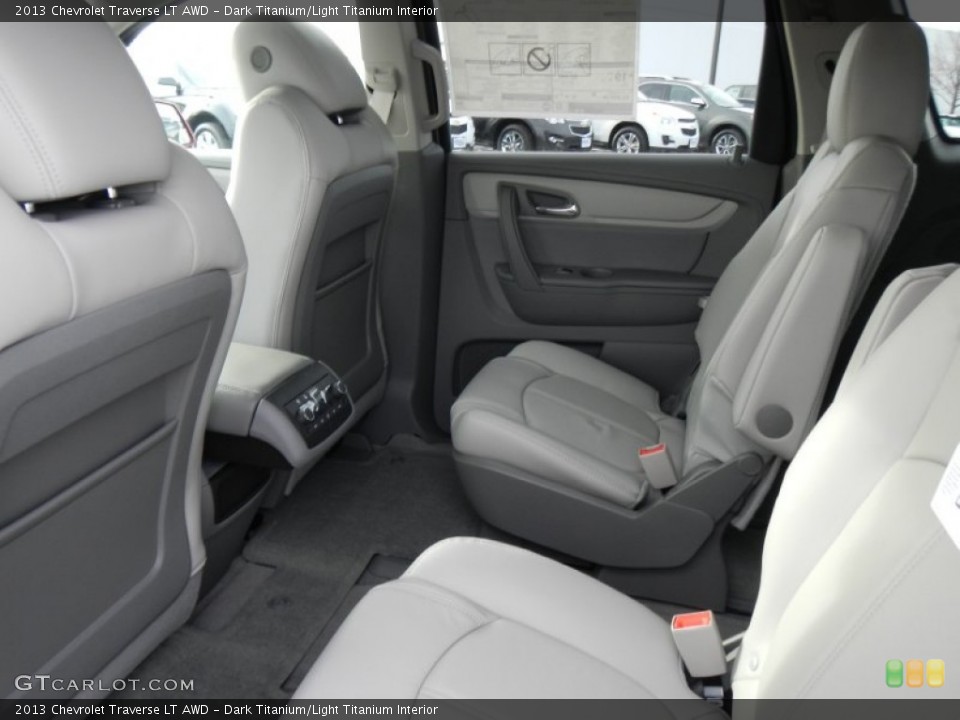 Dark Titanium/Light Titanium Interior Rear Seat for the 2013 Chevrolet Traverse LT AWD #74878315