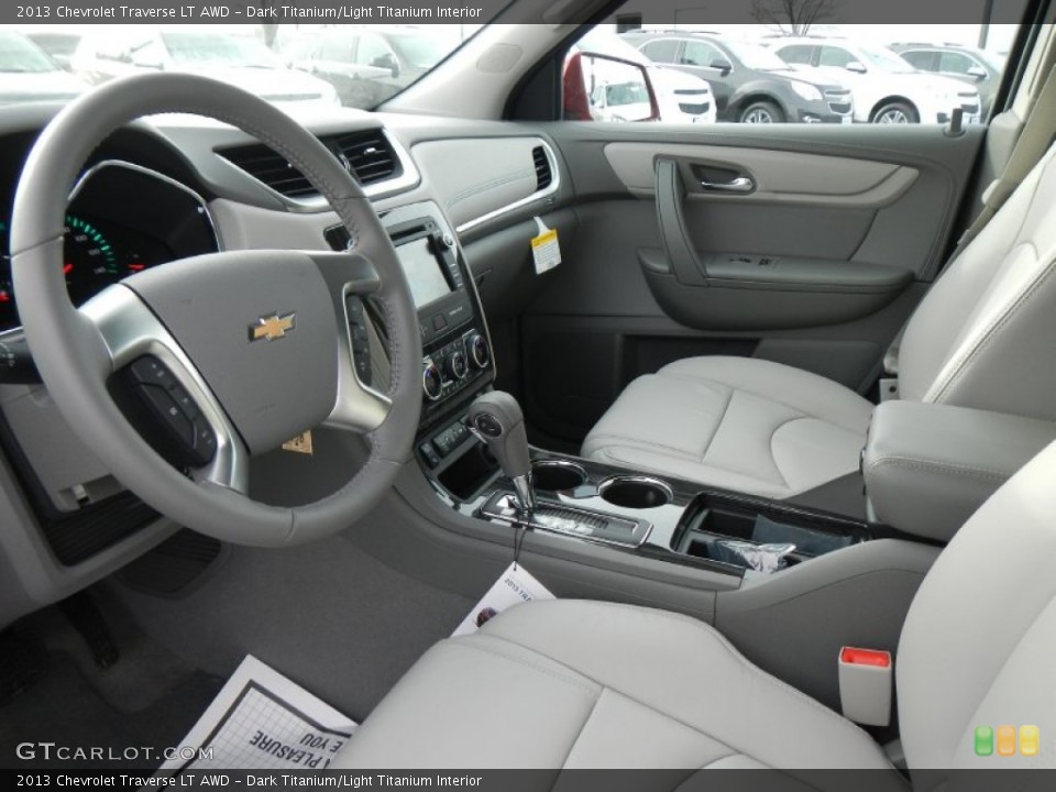 Dark Titanium/Light Titanium Interior Photo for the 2013 Chevrolet Traverse LT AWD #74878358