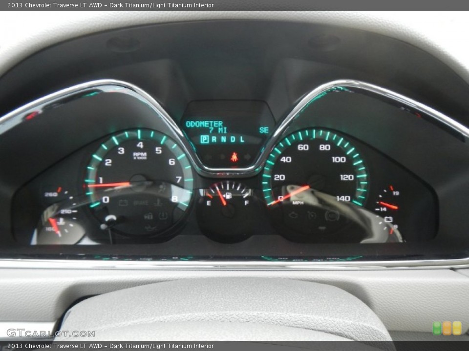 Dark Titanium/Light Titanium Interior Gauges for the 2013 Chevrolet Traverse LT AWD #74878397