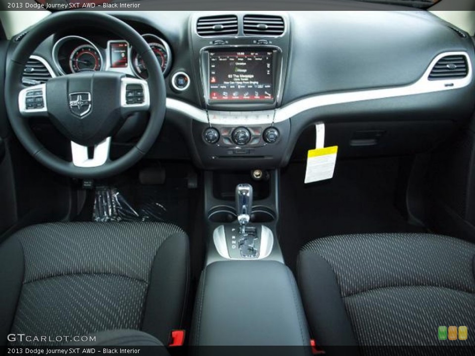 Black Interior Dashboard for the 2013 Dodge Journey SXT AWD #74880045