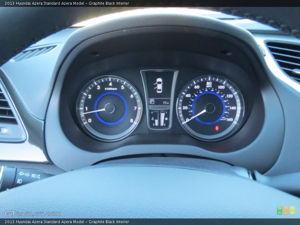 Graphite Black Interior Gauges for the 2013 Hyundai Azera  #74880625