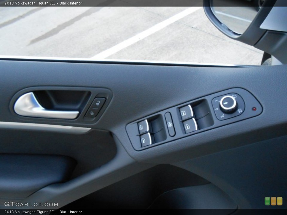 Black Interior Controls for the 2013 Volkswagen Tiguan SEL #74881224