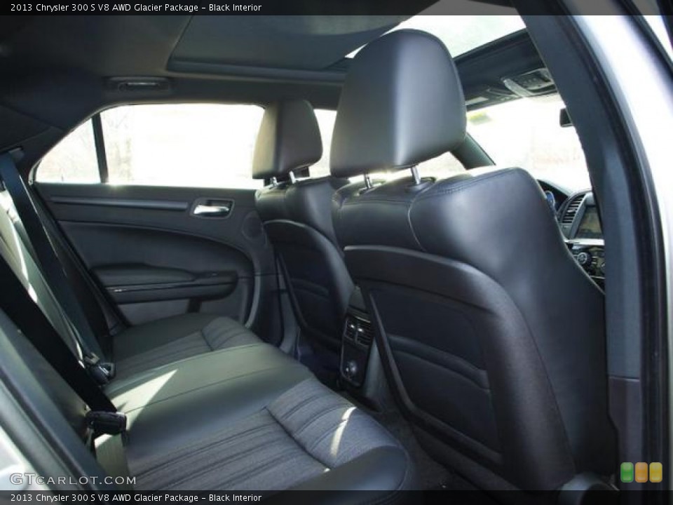 Black Interior Rear Seat for the 2013 Chrysler 300 S V8 AWD Glacier Package #74881910