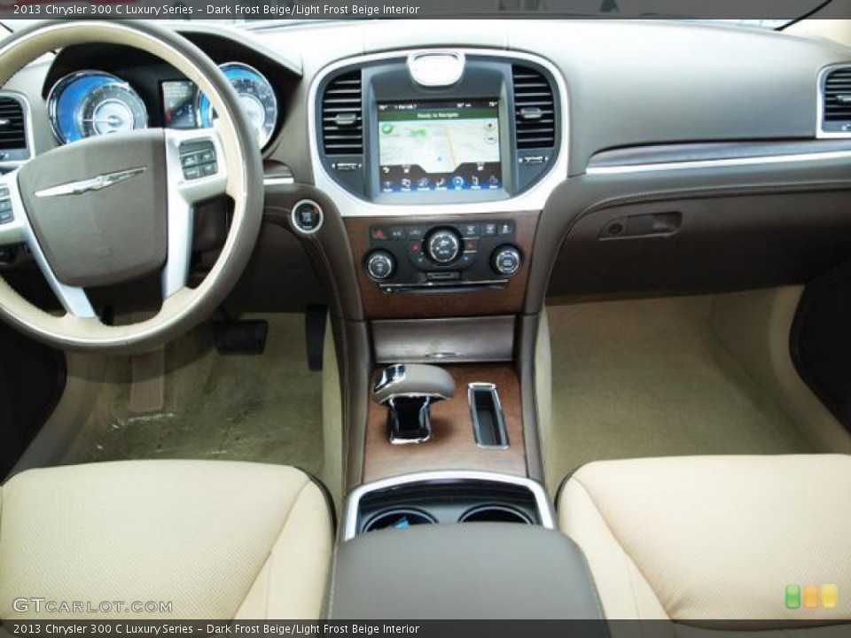 Dark Frost Beige/Light Frost Beige Interior Dashboard for the 2013 Chrysler 300 C Luxury Series #74882385