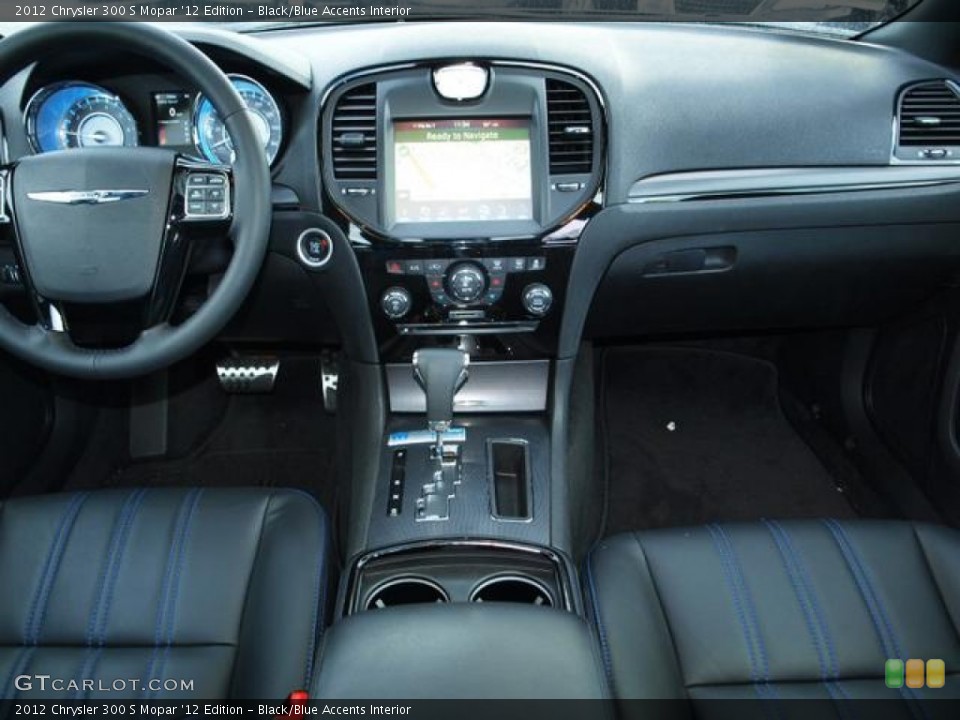 Black/Blue Accents Interior Dashboard for the 2012 Chrysler 300 S Mopar '12 Edition #74882550
