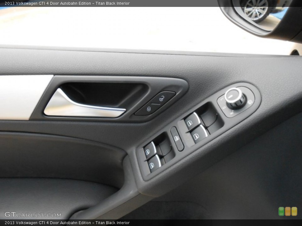 Titan Black Interior Controls for the 2013 Volkswagen GTI 4 Door Autobahn Edition #74882781