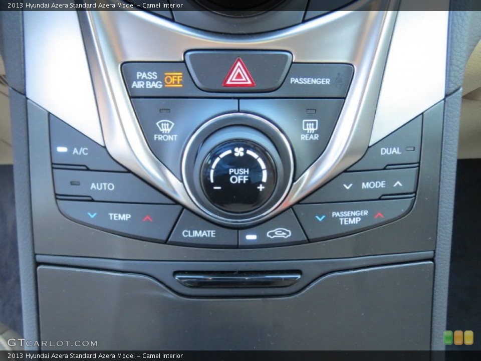 Camel Interior Controls for the 2013 Hyundai Azera  #74882805