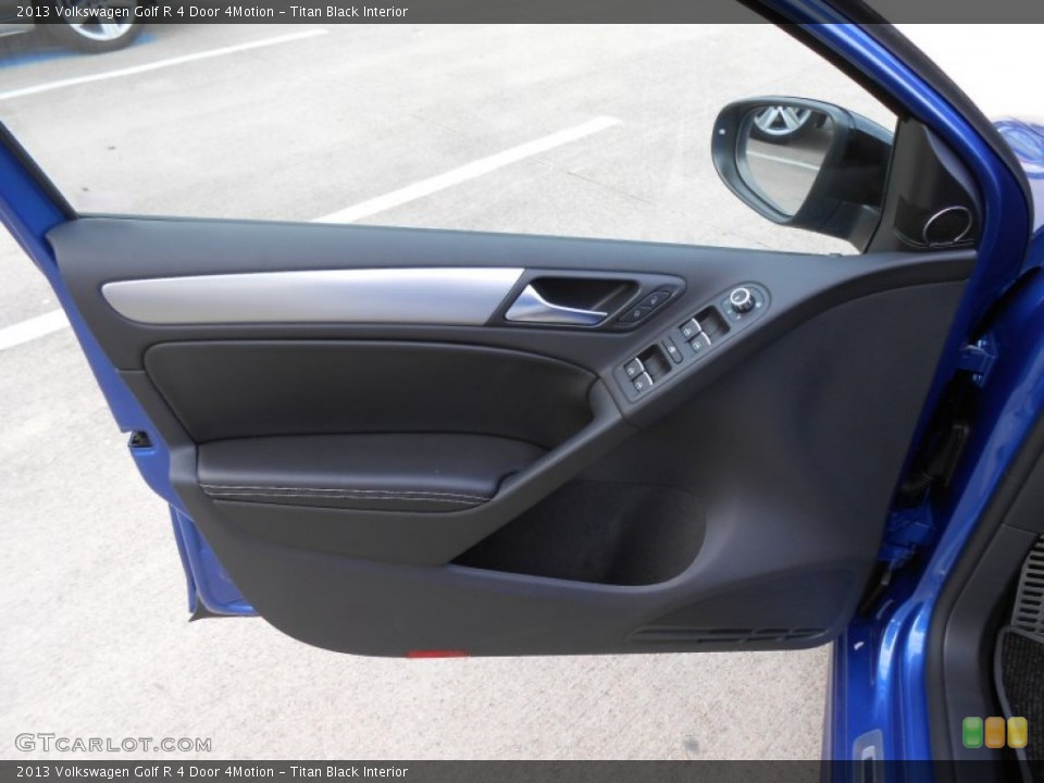 Titan Black Interior Door Panel for the 2013 Volkswagen Golf R 4 Door 4Motion #74883082