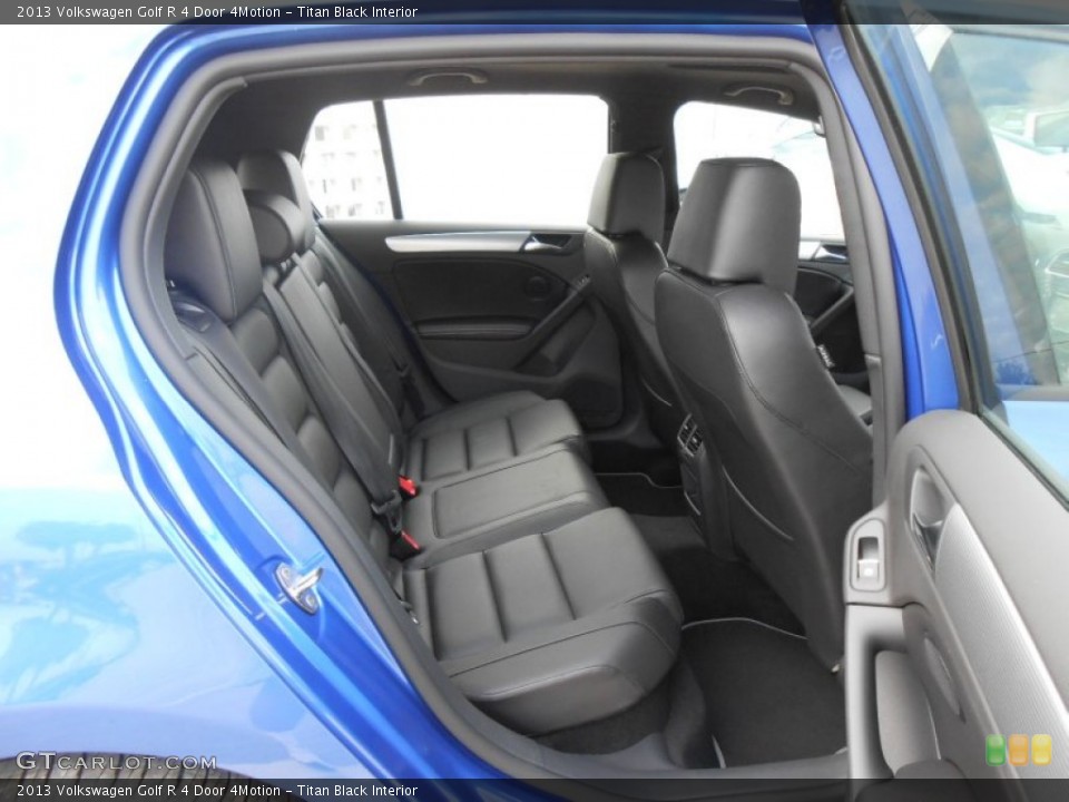 Titan Black Interior Rear Seat for the 2013 Volkswagen Golf R 4 Door 4Motion #74883181