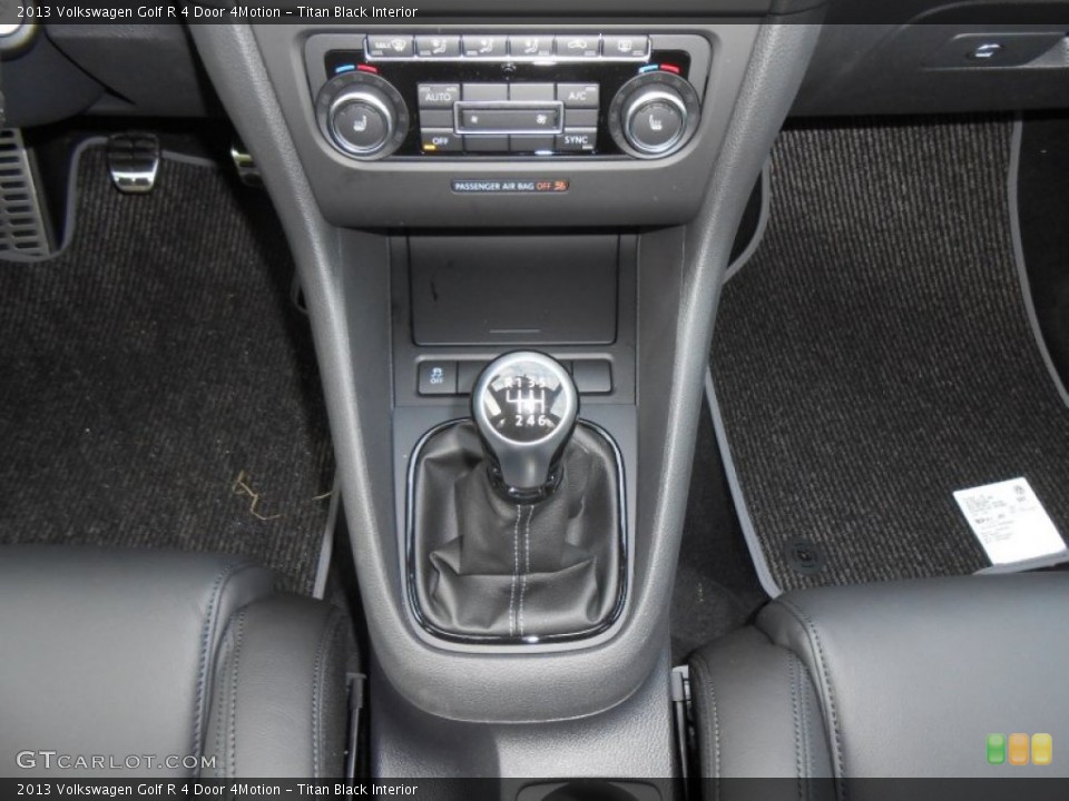 Titan Black Interior Transmission for the 2013 Volkswagen Golf R 4 Door 4Motion #74883276