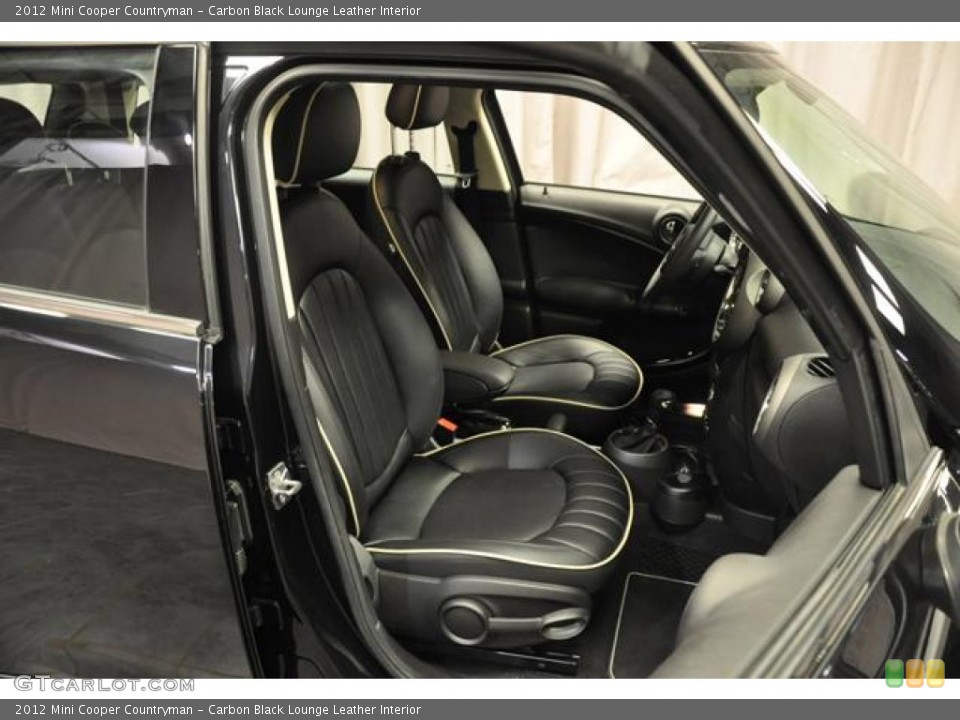 Carbon Black Lounge Leather Interior Photo for the 2012 Mini Cooper Countryman #74884116