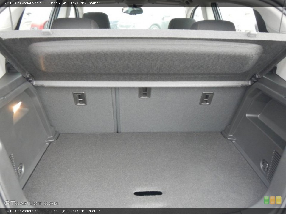 Jet Black/Brick Interior Trunk for the 2013 Chevrolet Sonic LT Hatch #74886063